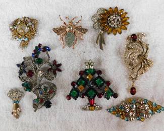 Designer costume jewelry