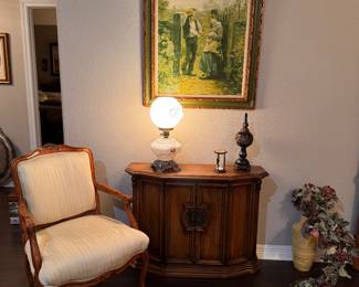 Vintage art.  Side chair 