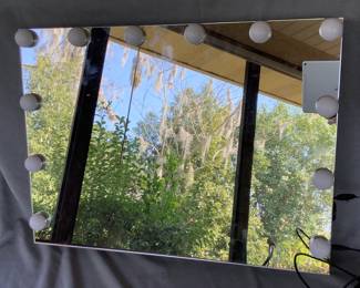 Make up lighted glam mirror