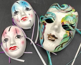 Signed Mardi Gras mask, New Orleans