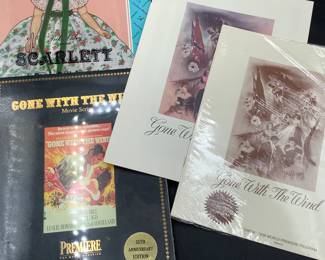 And more. Including sealed Scarlett paper dolls from Madame Alexander and Movie Script