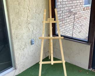 Wooden easel