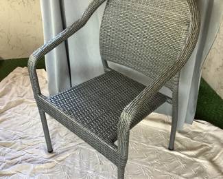 Resin wicker chair