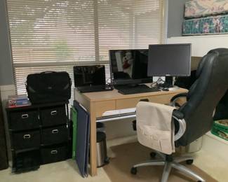 desk and chair have sold