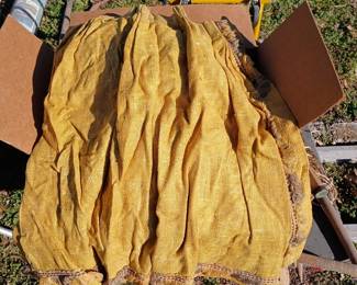 Vintage early 70s half-panel curtains! Six at 16x22, from when we used to only curtain the bottom pane (typically with full height sheers.) $40 for all.