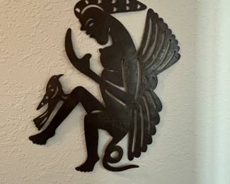 Great Signed Serge Jolimeau Metal art