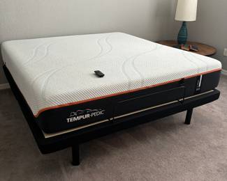 Wow! Absolutely Pristine Tempur-Pedic Pro Adapt Firm King Size Mattress WITH Remote controlled adjustable base. We have receipts of approx 5k when purchased!! It looks & works like it was just purchased today! 