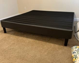 C33 - $100. King Size Bed FRAME only. Resident Home 2023. Will need to disassemble to move. 