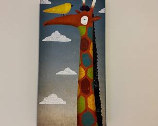 C10 - $25. Measures 8" x 16". Ryan Fowler Illustration 2018. Canvas Print