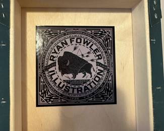 C10 - $25. Measures 8" x 16". Ryan Fowler Illustration 2018. Canvas Print