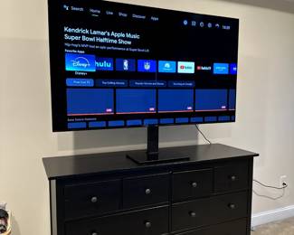 C57 - $300. Sony 65" TV. Model XBR-65A8G. December 2019. From Website - 65" A8G Smart OLED 4K UHD TV with HDR (2019). 