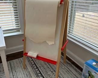 C66 - $30. IKEA Double sided Easel. Measures 24.5" wide x 19" deep x 44.5" tall. 