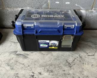 C100 - $30. Kobalt Cantilever Tool Box - no tools included!