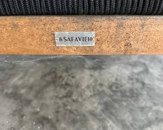 C92 - Safavieh Patio Bench. Measures 54" x 26.5" deep x 30.5" tall. 