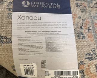 C50 - $150. Oriental Weavers Xanadu. Measures 7'10" x 10'10". Beautiful colors!