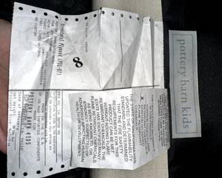 C2 - $225. Pottery Barn Kids Wingback Chair (not a rocker or recliner) . Measures 30" wide x 30" deep x 42" tall. 