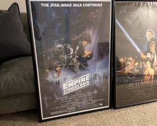 C23 - $20. Empire Strikes Back. Framed Poster measures 37" x 25"