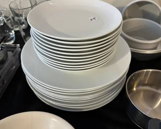 C72 - $90. West Elm 11 Dinner Plates 11 Salad Plates 