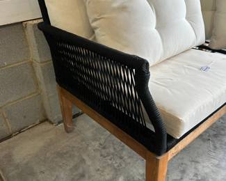 C92 - Safavieh Patio Bench. Measures 54" x 26.5" deep x 30.5" tall. 