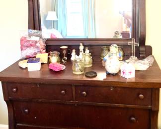 Vintage dresser and mirror