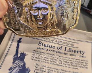 Statue of Liberty Belt Buckle