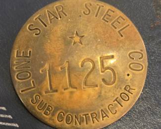 Lone Star Steel Badge
