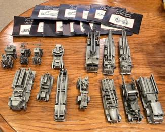Pewter Fire Engines of the World