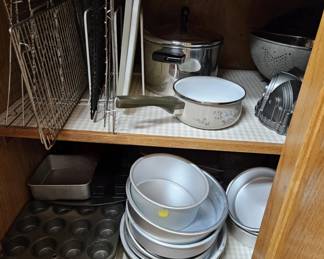 Baking pans..Wilton, Nordic ware, etc