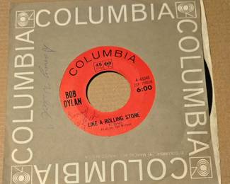 Bob Dylan 45 Record