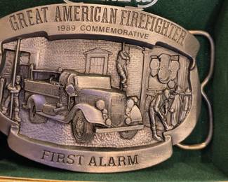 Firefighter Belt Buckles 