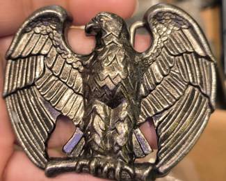 Brass Eagle Belt Buckle 