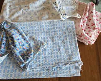 Actual old feed sack fabric