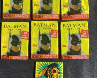 Batman and The Rocketeer Cards
