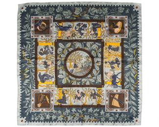 Hermes, Musique Des Dieux Silk Scarf