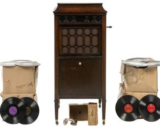 Antique Edison Disc Phonograph