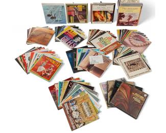 Large Collection of Vinyl Records