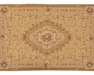 Handmade Aubusson Estate Rug, 8 ft. 11 in. x 5 ft. 11 in.
