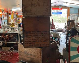 Wood boxes
