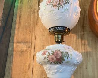 Lamp with night light on bottom