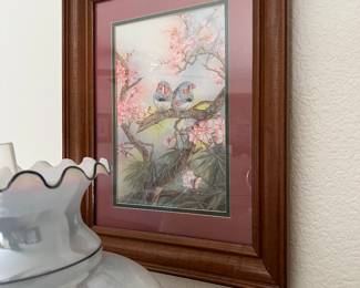 Zebra Finch Picture Frame
