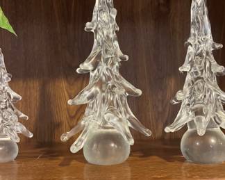 Vintage Glass Christmas Trees