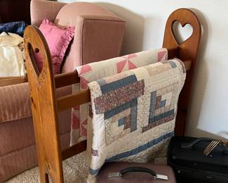 Vintage Quilt Rack