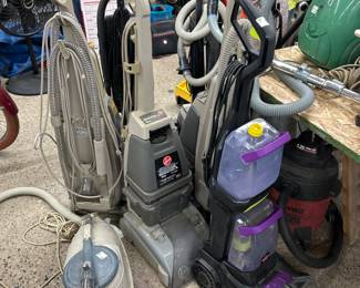 vacuums and carpet cleaners galore
