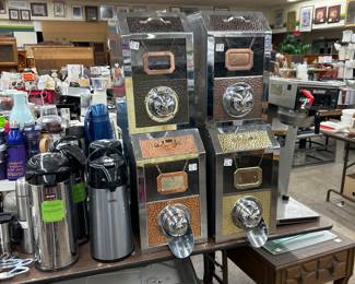 restaurant coffee grinders and Bunn coffee maker