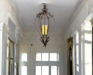 Laura Lee Designs 4.5 Foot Tall! "Alexis" Iron Chandelier