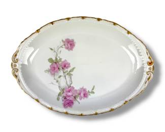 #176 • Haviland & Co. Limoges Baltimore Rose Platter
