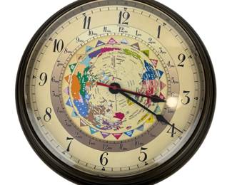 #146 • Trintec Brass World Time Clock
