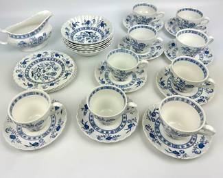 #105 • Vintage J & G Meakin English China including Gravy Boat
