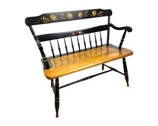 #13 • S. Bent & Bros Colonial Style Deacon Bench
