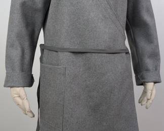 #150 • Heavy Maison Martin Margiela Gray Wool Swing Jacket, Size 46
